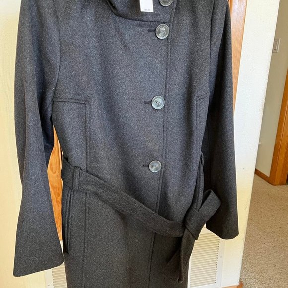 Ann Taylor Coat, gray wool - Picture 4 of 5